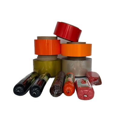 Película Pvdc de alta barreira transparente e retórtica para presunto Salsicha Embalagens de alimentos Salsicha Casing Film Roll