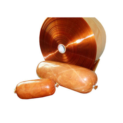 PVDC Impressão de plástico Sausage Casing fácil de descascar Retirada de filme macio