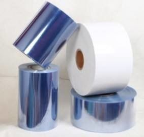 Película de PVC transparente rígida de alta barreira de 250 microns revestida com PVDC