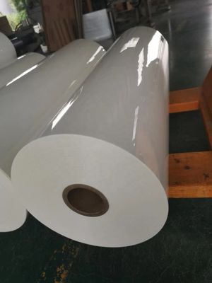 Película de base PVDC branca-láctea transparente e à prova de umidade