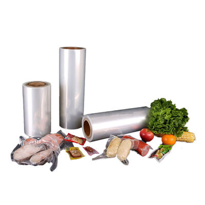 Película de embalagem de vácuo flexível de tubo de rolo tubular PA PE de plástico para alimentação