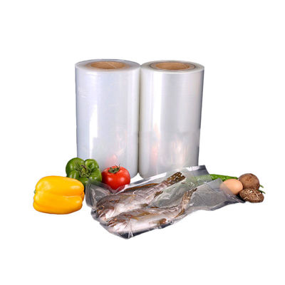 Película de embalagem de vácuo flexível de tubo de rolo tubular PA PE de plástico para alimentação
