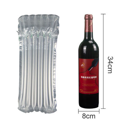Saco de tubo de ar de 42*24 cm Saco de proteção de coluna de ar de vinho tinto Saco à prova de choque Amortecedor Proteção de transporte de bolhas