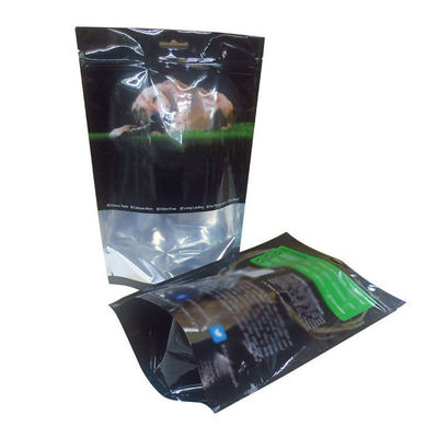 Saco de embalagem de alimentos laminado PET/PE PVDC de alta barreira para nozes 12oz 16oz