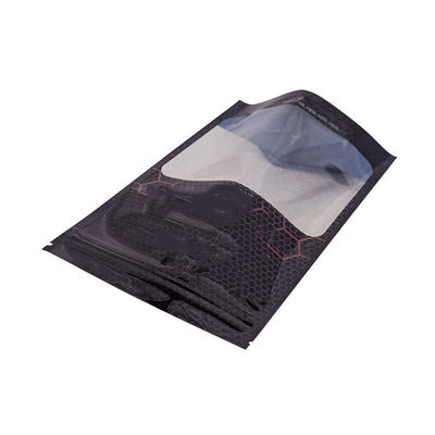 PVDC revestido de PET de múltiplas camadas de plástico Stand up Zip Lock pouch Custom espessura 100-130 Micron