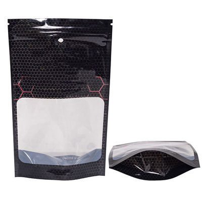 PVDC revestido de PET de múltiplas camadas de plástico Stand up Zip Lock pouch Custom espessura 100-130 Micron