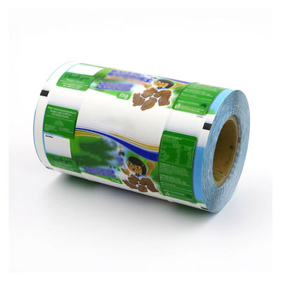 Embalagem automática em cores Impressa Sacos laminados PVDC Rolo 40mic~250mic
