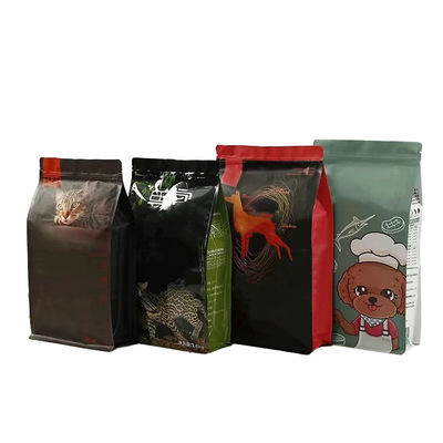 Sacos de embalagem de alimentos de plástico personalizado Sacos de café impressos com fecho de fecho 40 Mic ~ 250 Mic