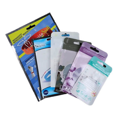 Sacos de embalagem de alimentos de plástico personalizado Sacos de café impressos com fecho de fecho 40 Mic ~ 250 Mic