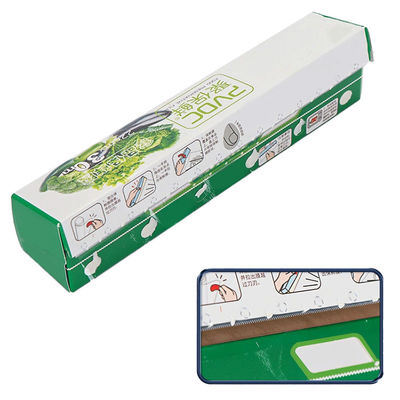 Rolo de filme de adesão de revestimento de alimentos PVDC transparente e seguro fresco para vegetais personalizado
