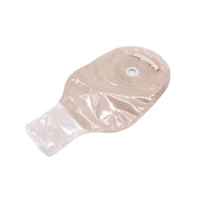 Saco de colostomia Saco de colostomia de revestimento não tecido amigável à pele com fecho de pinça Sacos de colostomia