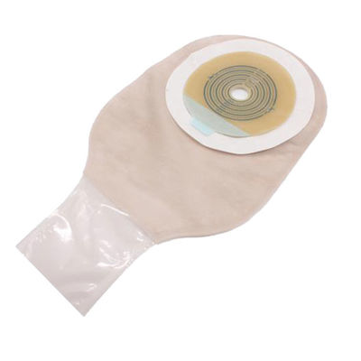 Saco de colostomia Saco de colostomia de revestimento não tecido amigável à pele com fecho de pinça Sacos de colostomia