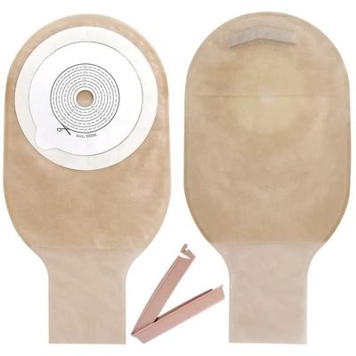 Cobertura reutilizável de uma peça Saco de ostomia e colostomia opaco não tecido e hidrocolloide
