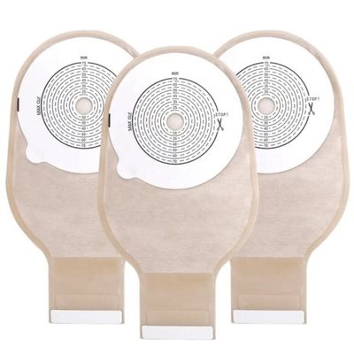 Cobertura reutilizável de uma peça Saco de ostomia e colostomia opaco não tecido e hidrocolloide