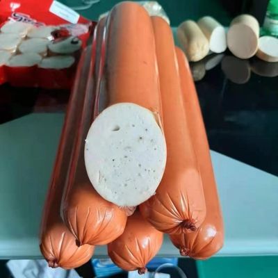 Filme de revestimento de salsicha de plástico PVDC de fácil descascagem, cozinhado e impresso