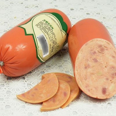 Filme de revestimento de salsicha de plástico PVDC de fácil descascagem, cozinhado e impresso