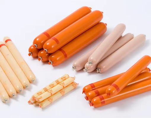Impressão sob medida Cássagem de plástico Cássagem de poliamida Produtores de salsichas de presunto