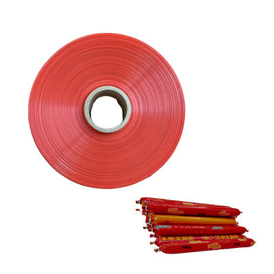 Logotipo personalizado PVDC Base de plástico Sausage Casing Film Alta transparência