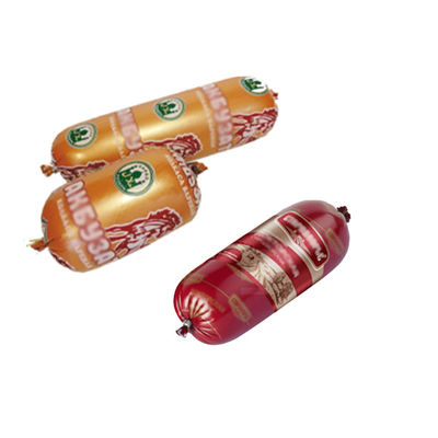 Tamanho personalizado PVDC Plastico Sausage Casing Film Para Processos de Embalagem de Alimentos