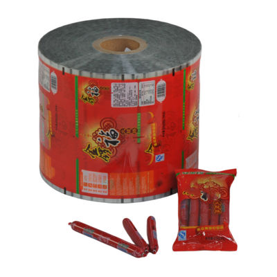 Embalagem de alimentos Película de revestimento de plástico PVDC para salsichas com permeabilidade ao oxigénio inferior a 1 cc/m2/24h